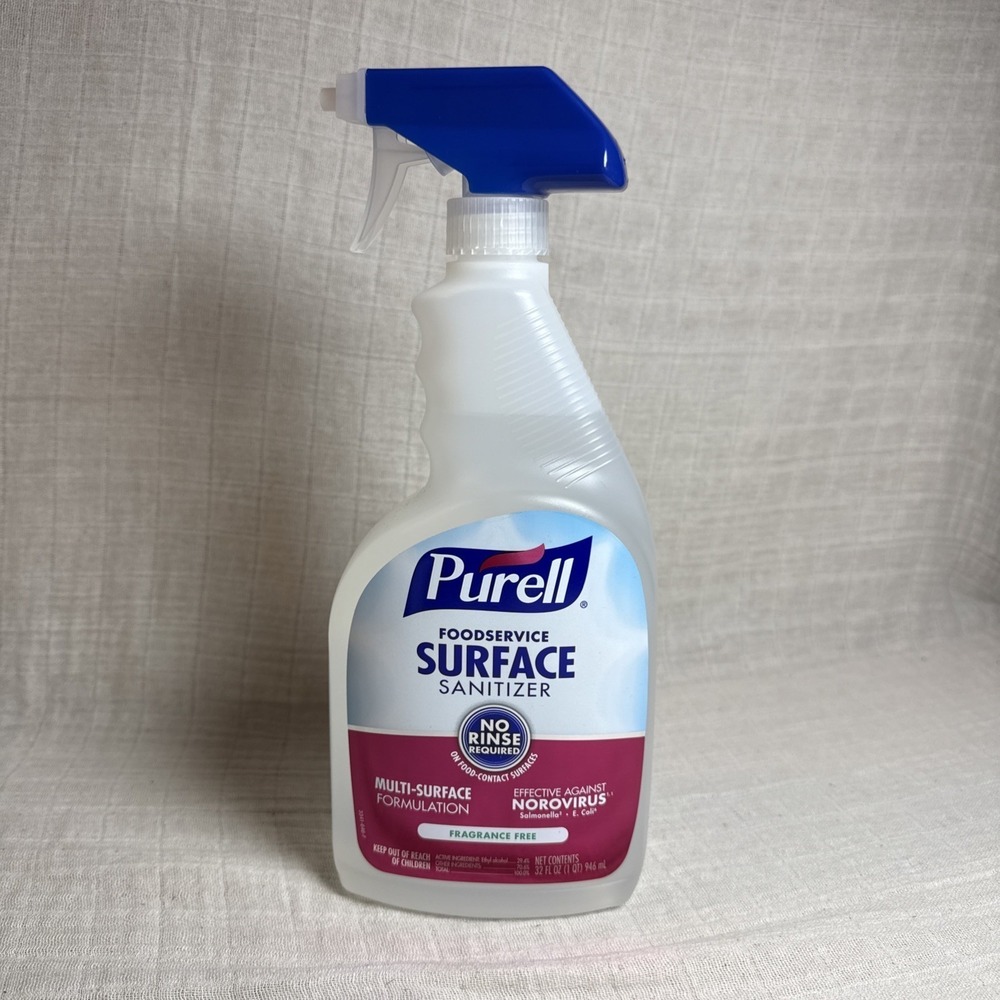 PURELL Foodservice Multi-Surface Sanitizer Fragrance Free 32oz 334106RTL